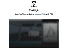 Tablet Screenshot of fsxflight.com